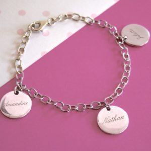 Bracelet Médailles en Argent
