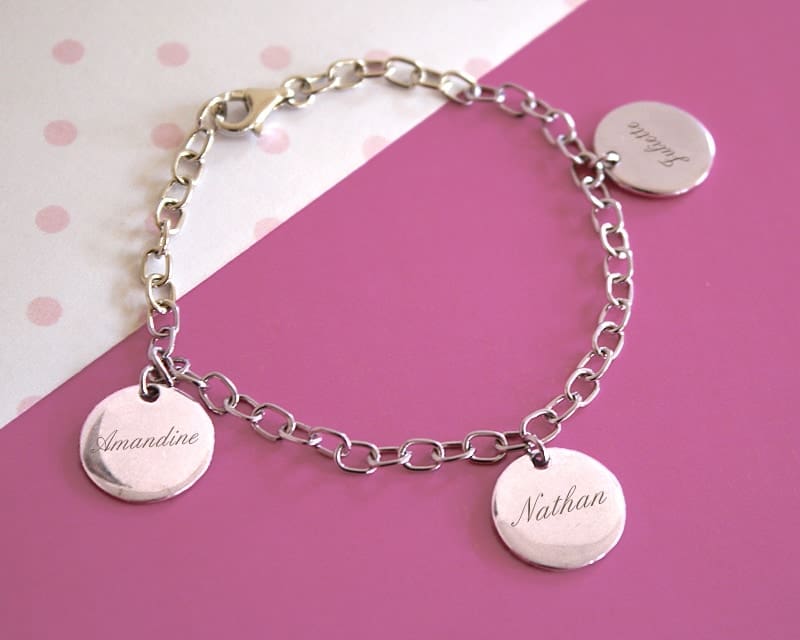 Bracelet Médailles en Argent