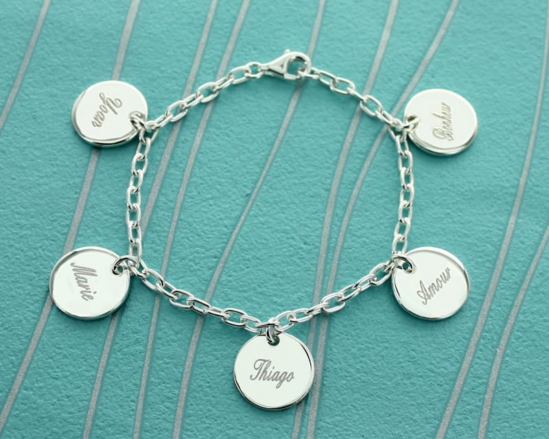 Bracelet Médailles en Argent