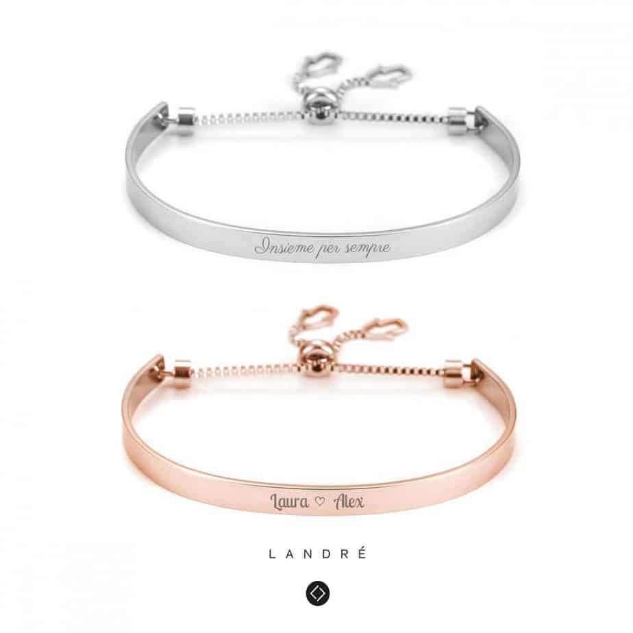 Bracelet délicat gravé