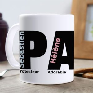 Mug « PAPA » personnalisé