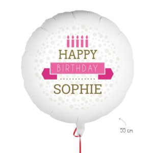 Ballon personnalisé - Anniversaire