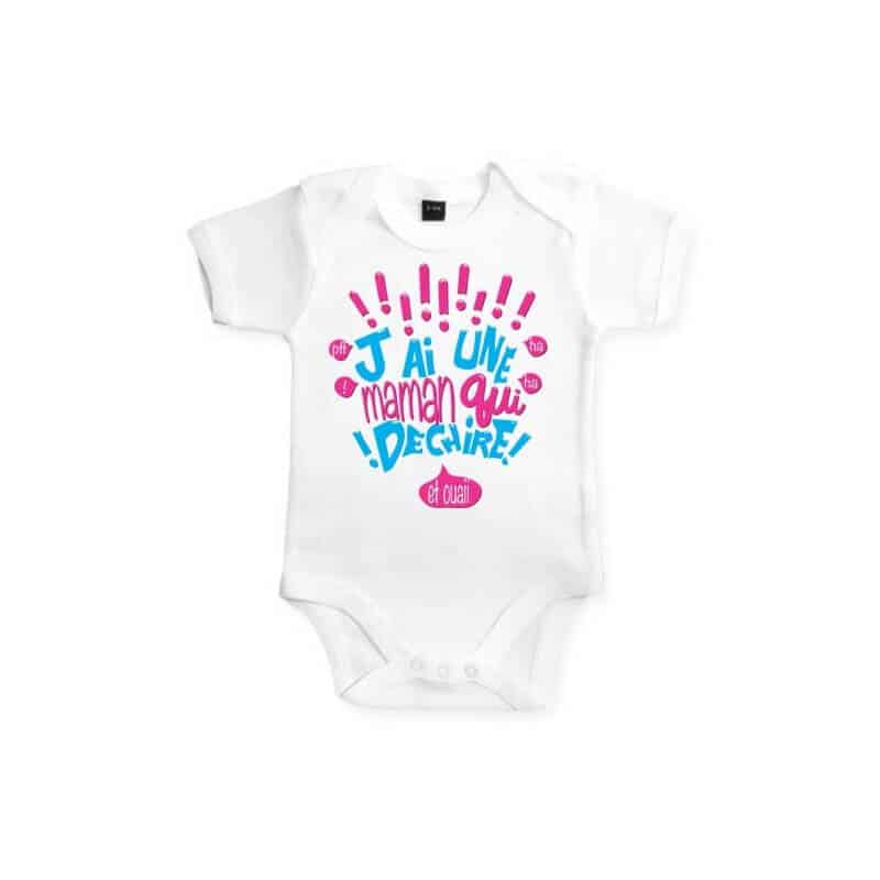 Bodies humour personnalisés pour bébé: idée cadeau originale!