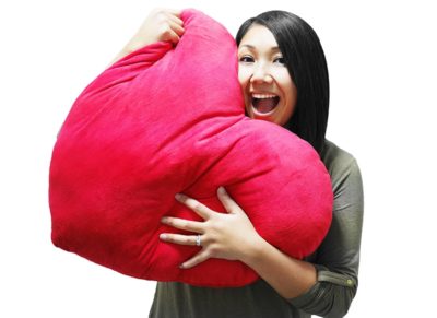 Coussin Cœur Géant