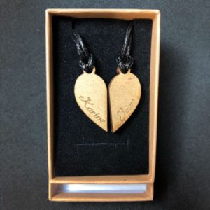 COLLIER PERSONNALISABLE CŒUR