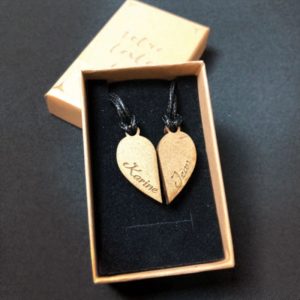 COLLIER PERSONNALISABLE CŒUR