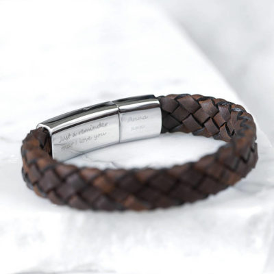 Bracelet en cuir à personnaliser pour homme