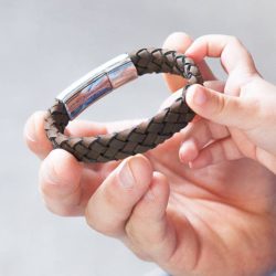 Bracelet en cuir à personnaliser pour homme