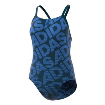 Maillot de bain femme Adidas PER+1PC LIN Bleu