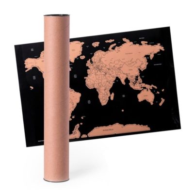 Carte du Monde à gratter Version Deluxe