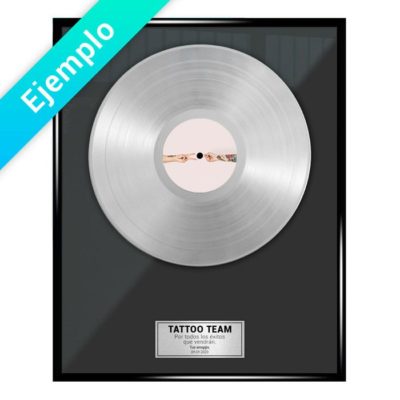 Disque de platine 18K personnalisé