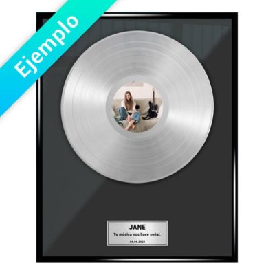 Disque de platine 18K personnalisé