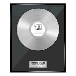 Disque de platine 18K personnalisé