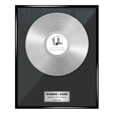 Disque de platine 18K personnalisé