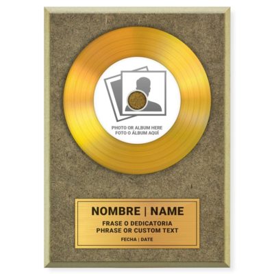 Disque d’or personnalisé BABINYL GOLD