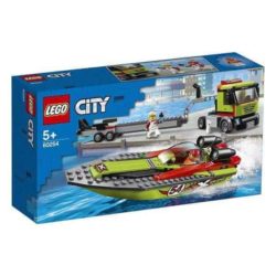 Playset City Race Boat Transporter Lego