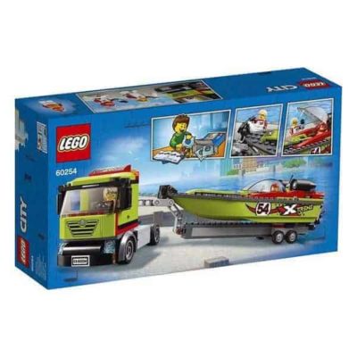 Playset City Race Boat Transporter Lego