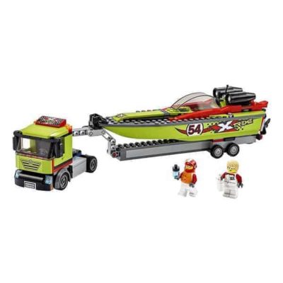 Playset City Race Boat Transporter Lego