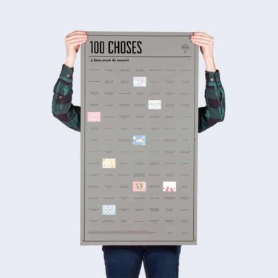 Poster 100 choses, que vous devez faire avant de mourir