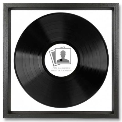 Disque Vinyle Noir Personnalisé