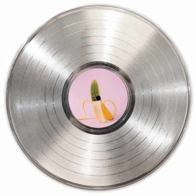 Disque Vinyle Personnalisé Platine avec Étiquette