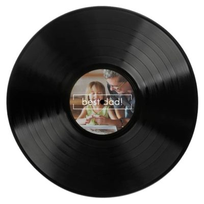 Disque Vinyle personnalisé avec étiquette