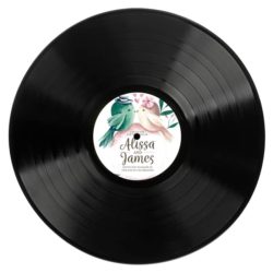 Disque Vinyle personnalisé avec étiquette