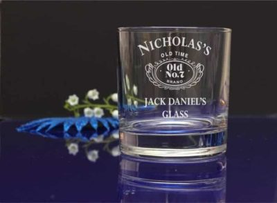 Jack Daniels verre Whiskey Personnalisé