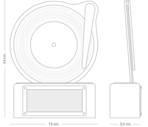 Trophée Disque D'or Deluxe Personnalisé