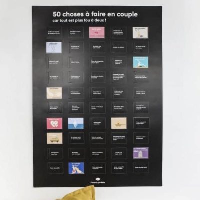 Poster 50 choses à faire en couple