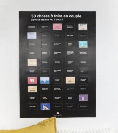 Poster 50 choses à faire en couple