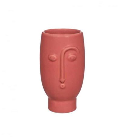 Vase visage abstrait