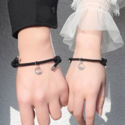 Rope Couple Bracelet with Magnite
