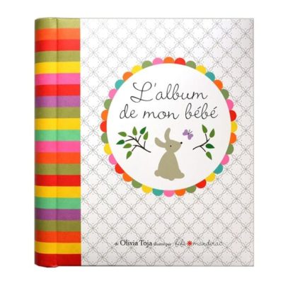 Livre de naissance en lin enduit