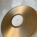 Disque d'or personnalisé