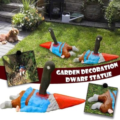 Creative Zombie Gnome Statues