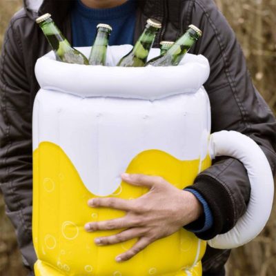 Seau chope de bière gonflable