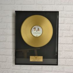 Disque d’or personnalisé