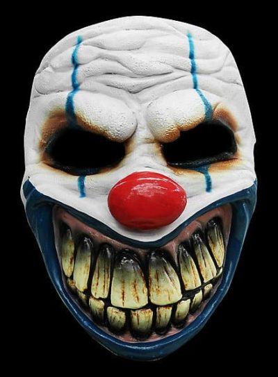 Masque latex de clown tueur