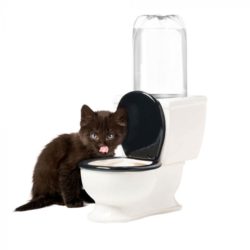 Gamelle en forme WC pour Animaux