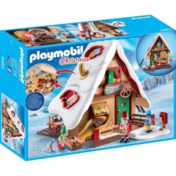 PLAYMOBIL 9493 – Christmas – Atelier de biscuit du Pere Noël avec moules – Nouveauté 2019