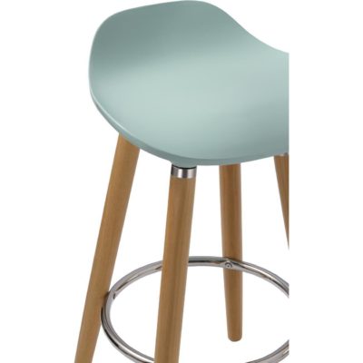 Tabouret de bar 47765BU – OSLO Bleu – Lot de 1