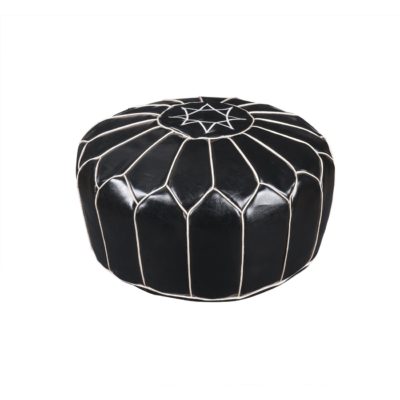 Pouf 13838NO – FESA Noir – Lot de 1