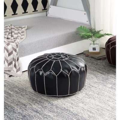 Pouf 13838NO – FESA Noir – Lot de 1