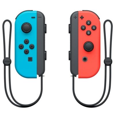 Manettes Joy-Con Bleu Néon / Rouge Néon pour Console Switch