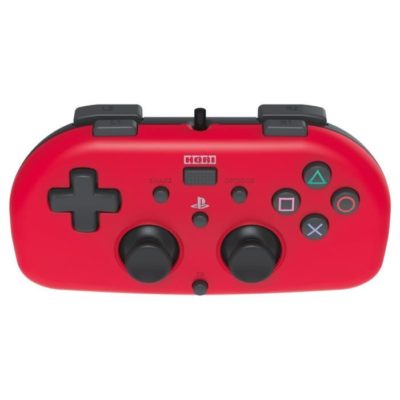 Mini Manette filaire rouge Hori pour PS4