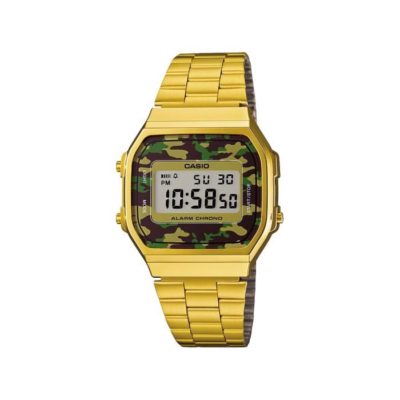 CASIO Montre Quartz A168WEGC-3EF Mixte