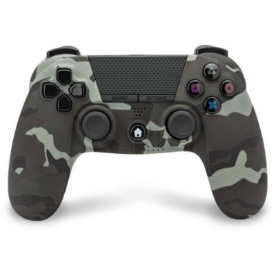 Manette Bluetooth Camouflage Under Control avec Prise Casque pour PS4