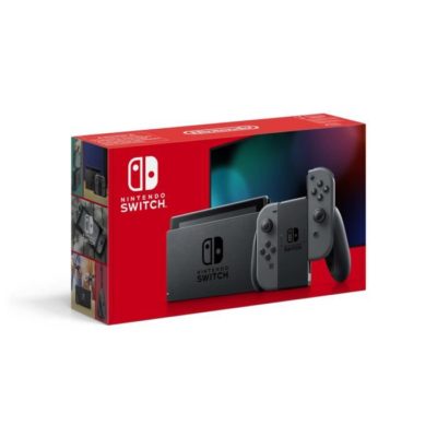 Console Nintendo Switch avec une paire de Joy-Con grises