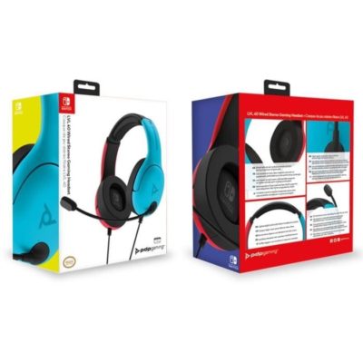 Casque PDP LVL40 Bleu / Rouge pour Switch